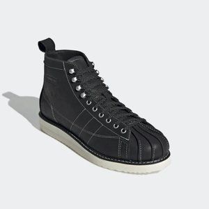 Adidas Originals Men's Black Off White SUPERSTAR BOOTS H00241